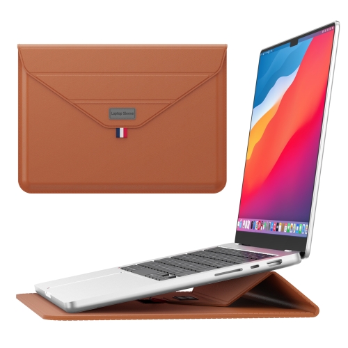 

For 13/14 inch Envelope Holder Laptop Sleeve Bag(Brown)