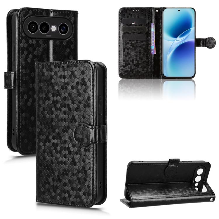 For vivo X300 FE 5G / S50 Pro mimi 5G Honeycomb Dot Texture Leather Phone Case(Black)
For vivo X300 FE 5G / S50 Pro mimi 5G Honeycomb Dot Texture Leather Phone Case(Black)
