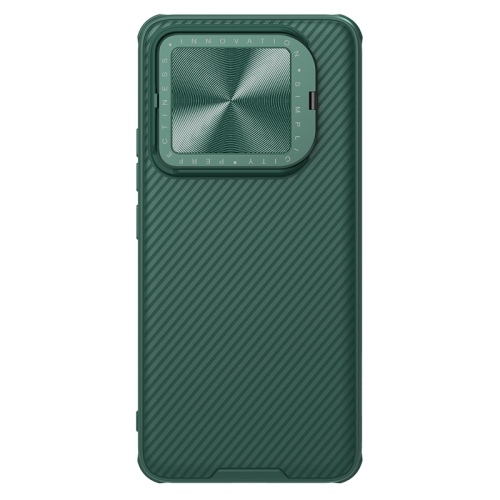 

For Xiaomi 14 Pro NILLKIN Black Mirror Prop CD Texture Mirror Phone Case(Green)