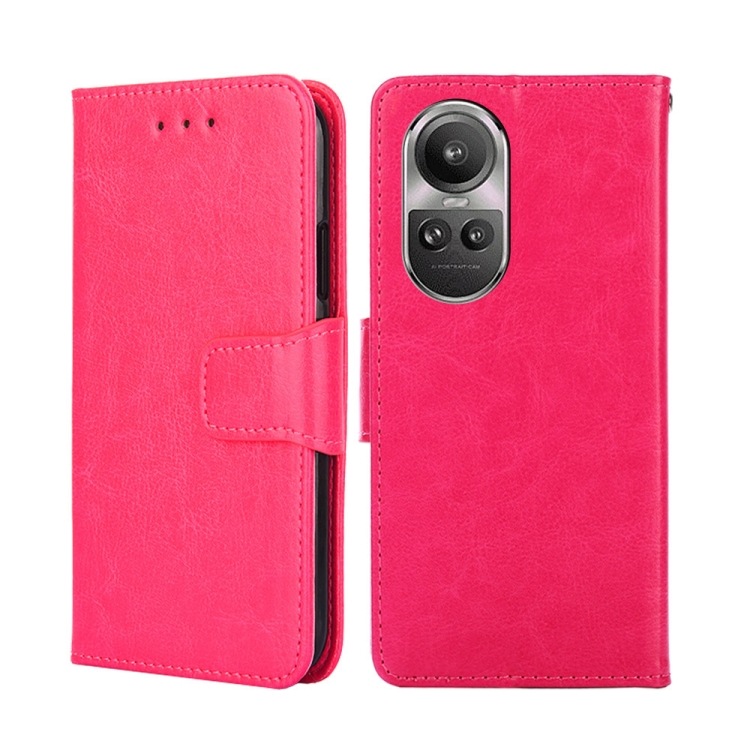 For OPPO Reno10 5G / Pro 5G Global Crystal Texture Leather Phone Case(Rose Red)
For OPPO Reno10 5G / Pro 5G Global Crystal Texture Leather Phone Case(Rose Red)