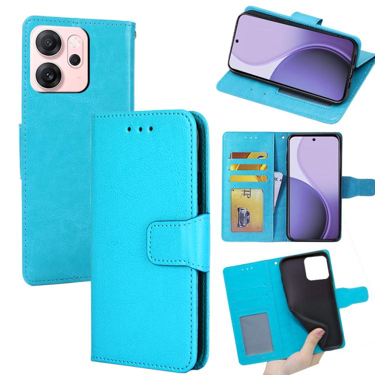 For OPPO Reno14 F 5G Crystal Texture Leather Phone Case(Sky Blue)
For OPPO Reno14 F 5G Crystal Texture Leather Phone Case(Sky Blue)