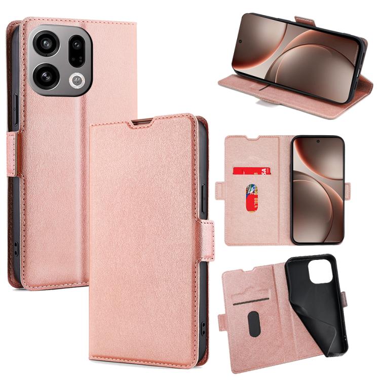 For OPPO Find X9 5G Ultra-thin Voltage Side Buckle Horizontal Flip Leather Phone Case(Rose Gold)
For OPPO Find X9 5G Ultra-thin Voltage Side Buckle Horizontal Flip Leather Phone Case(Rose Gold)