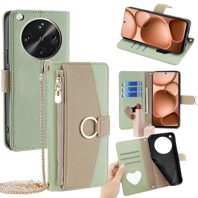 For OPPO Find X8 Ultra 5G Crossbody Litchi Texture Leather Phone Case(Green)
For OPPO Find X8 Ultra 5G Crossbody Litchi Texture Leather Phone Case(Green)