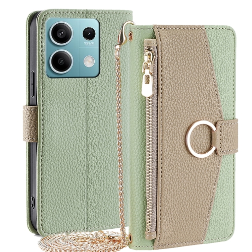 For Xiaomi Redmi Note 13 4G Crossbody Litchi Texture Leather Phone Case(Green)
For Xiaomi Redmi Note 13 4G Crossbody Litchi Texture Leather Phone Case(Green)