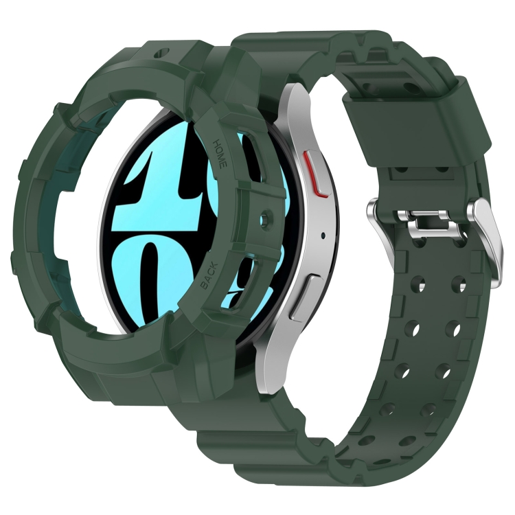 For Samsung Galaxy Watch 6 40mm Armor Silicone Watch Band + Watch Case Set(Green)
For Samsung Galaxy Watch 6 40mm Armor Silicone Watch Band + Watch Case Set(Green)