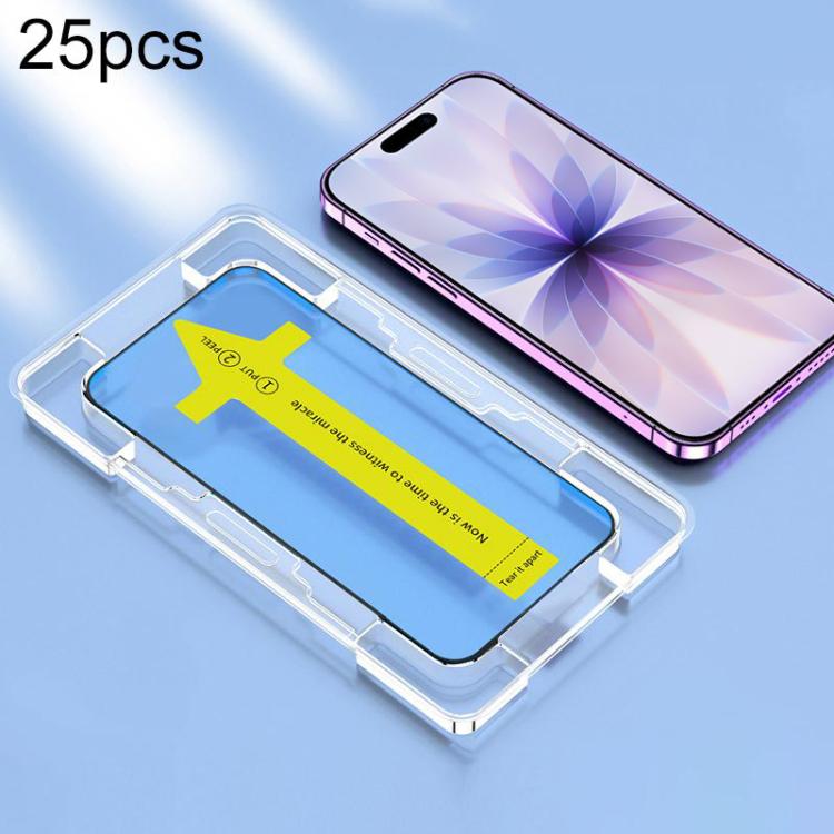 For iPhone 17 / 17 Pro 25pcs HD Fast Attach Dust-proof Anti-static Tempered Glass Film
For iPhone 17 / 17 Pro 25pcs HD Fast Attach Dust-proof Anti-static Tempered Glass Film
