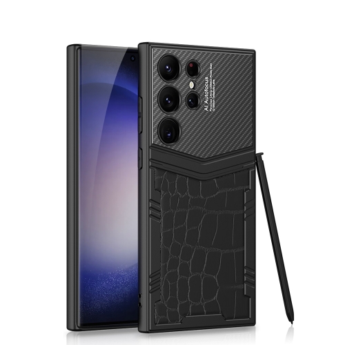 

For Samsung Galaxy S24 Ultra 5G GKK TPU + PU Full Coverage Phone Case(Alligator Texture)