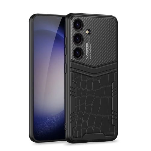 

For Samsung Galaxy S24 5G GKK TPU + PU Full Coverage Phone Case(Alligator Texture)