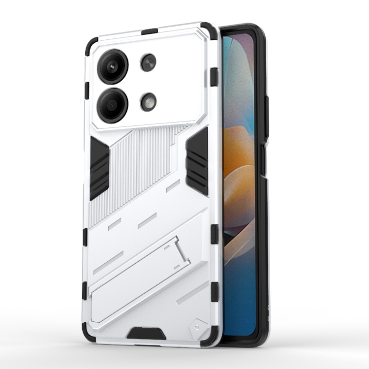 For Xiaomi Redmi Note 13R Pro 5G Punk Armor 2 in 1 PC + TPU Phone Case with Holder(White)
For Xiaomi Redmi Note 13R Pro 5G Punk Armor 2 in 1 PC + TPU Phone Case with Holder(White)