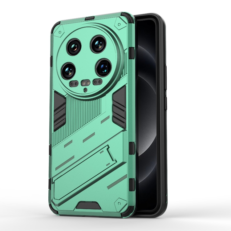 For Xiaomi 14 Ultra 5G Punk Armor 2 in 1 PC + TPU Phone Case with Holder(Green)
For Xiaomi 14 Ultra 5G Punk Armor 2 in 1 PC + TPU Phone Case with Holder(Green)