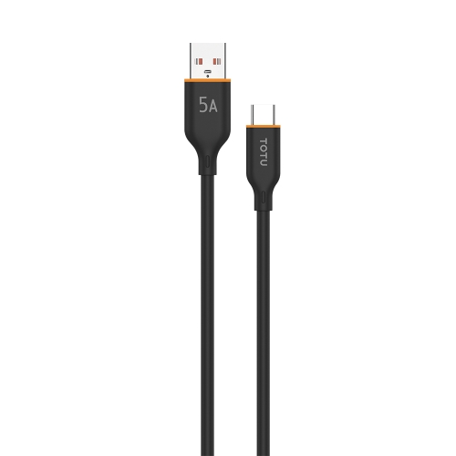 

TOTU CB-6-T 25W USB to USB-C / Type-C Silicone Data Cable, Length: 1m(Black)