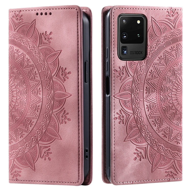 For Samsung Galaxy S20 Ultra Totem Embossed Magnetic Leather Phone Case(Rose Gold)
For Samsung Galaxy S20 Ultra Totem Embossed Magnetic Leather Phone Case(Rose Gold)