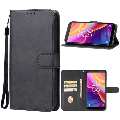 

For TCL 501 Leather Phone Case(Black)
