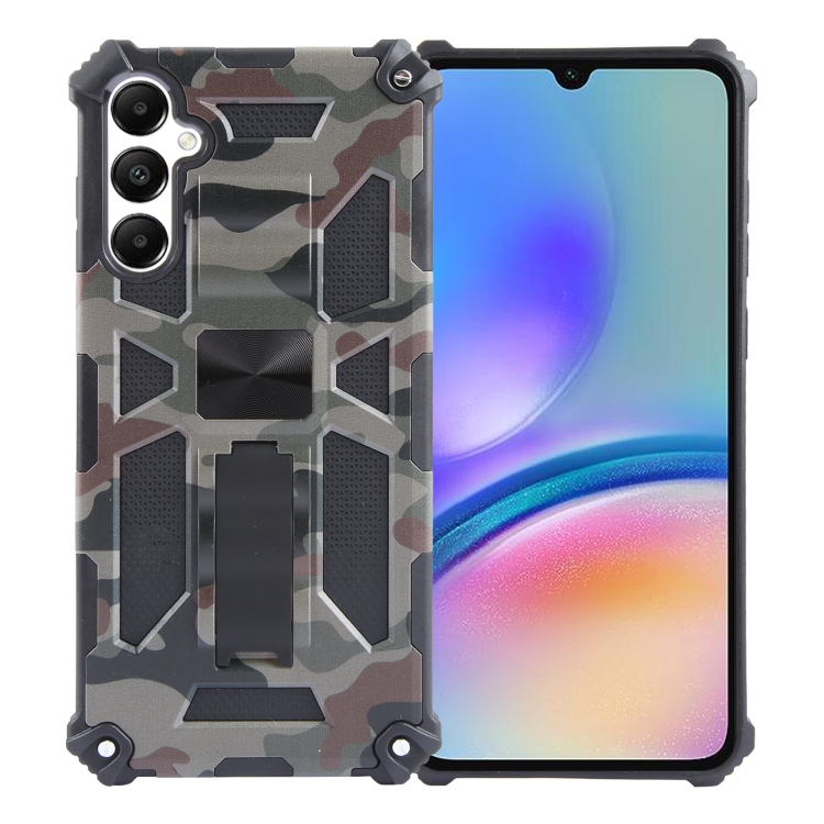 For Samsung Galaxy A05s Camouflage Armor Kickstand TPU + PC Magnetic Phone Case(Army Green)
For Samsung Galaxy A05s Camouflage Armor Kickstand TPU + PC Magnetic Phone Case(Army Green)