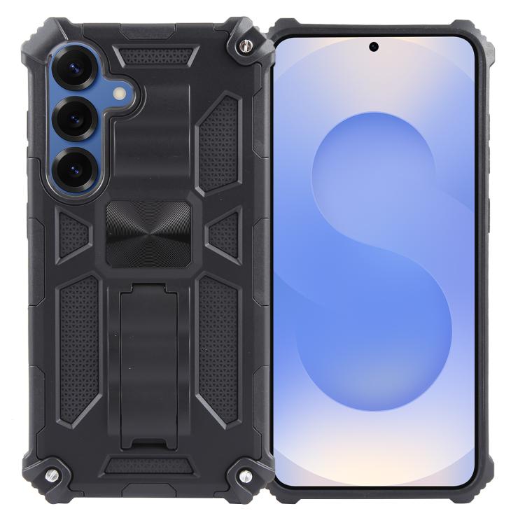 For Samsung Galaxy S26 5G Armor Shockproof TPU + PC Magnetic Phone Case with Holder(Black)
For Samsung Galaxy S26 5G Armor Shockproof TPU + PC Magnetic Phone Case with Holder(Black)