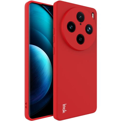 

For vivo X100 Pro 5G imak UC-4 Series Straight Edge TPU Phone Case(Red)