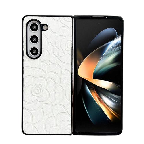For Samsung Galaxy Z Fold4 Impression Flower Pattern Protective Phone Case(White)
For Samsung Galaxy Z Fold4 Impression Flower Pattern Protective Phone Case(White)