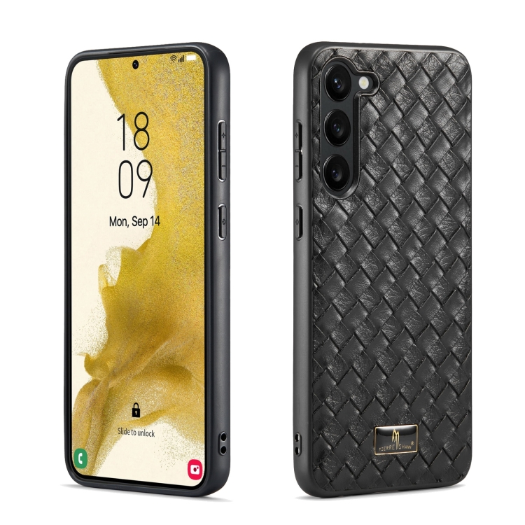 For Samsung Galaxy S24+ 5G Fierre Shann Leather Texture Phone Back Cover Case(Woven Black)
For Samsung Galaxy S24+ 5G Fierre Shann Leather Texture Phone Back Cover Case(Woven Black)