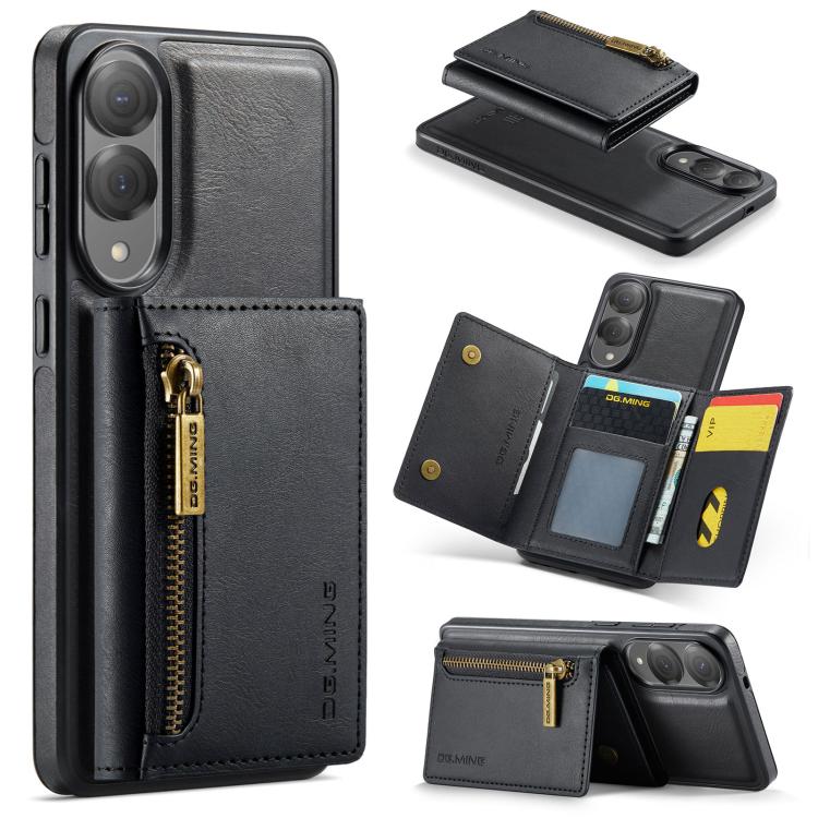 For Samsung Galaxy S25 Edge 5G DG.MING M5 Series Zip RFID Multi Card Detachable Leather Phone Case(Black)
For Samsung Galaxy S25 Edge 5G DG.MING M5 Series Zip RFID Multi Card Detachable Leather Phone Case(Black)