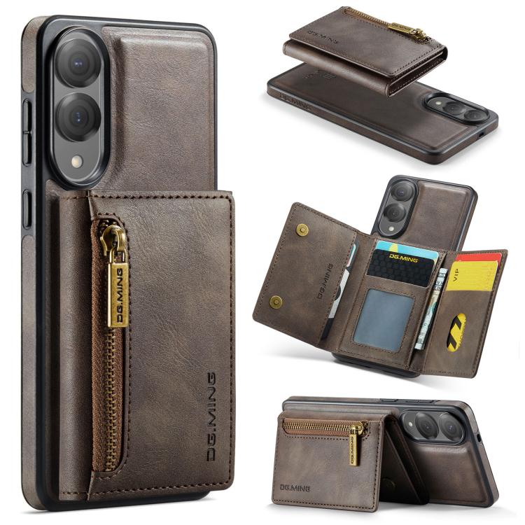 For Samsung Galaxy S25 Edge 5G DG.MING M5 Series Zip RFID Multi Card Detachable Leather Phone Case(Coffee)
For Samsung Galaxy S25 Edge 5G DG.MING M5 Series Zip RFID Multi Card Detachable Leather Phone Case(Coffee)