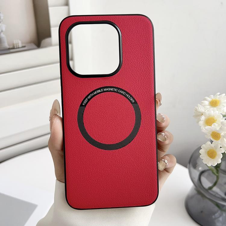 For Xiaomi 15T PU MagSafe Magnetic Phone Case(Red)
For Xiaomi 15T PU MagSafe Magnetic Phone Case(Red)