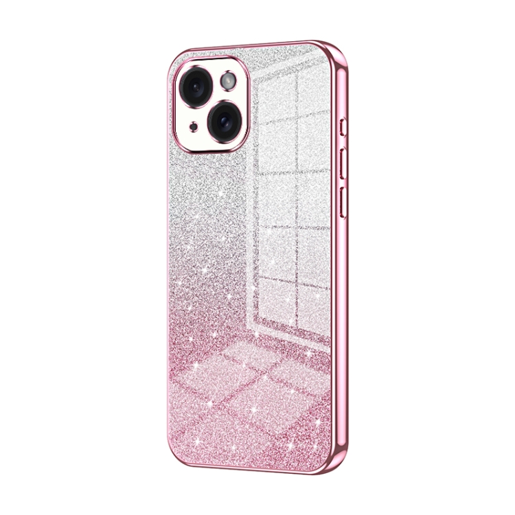 For iPhone 15 Gradient Glitter Powder Electroplated Phone Case(Pink)
For iPhone 15 Gradient Glitter Powder Electroplated Phone Case(Pink)