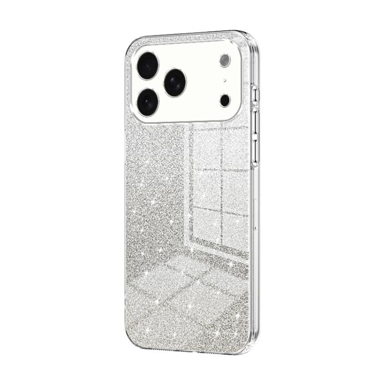 For iPhone 17 Pro Gradient Glitter Powder Electroplated Phone Case(Transparent)
For iPhone 17 Pro Gradient Glitter Powder Electroplated Phone Case(Transparent)