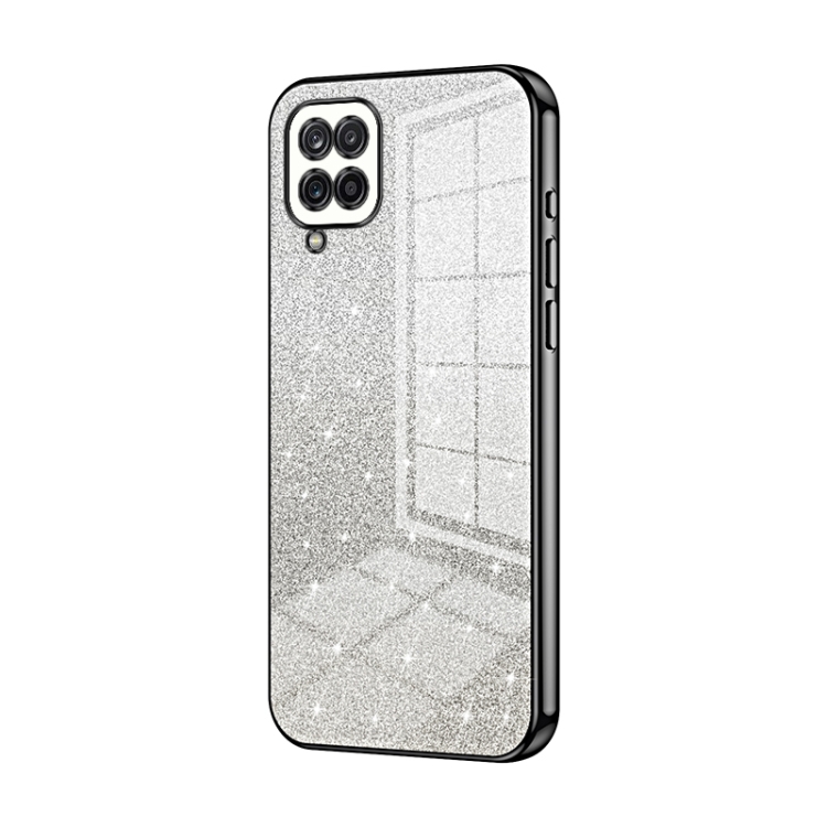 For Samsung Galaxy A12 4G / 5G Gradient Glitter Powder Electroplated Phone Case(Black)
For Samsung Galaxy A12 4G / 5G Gradient Glitter Powder Electroplated Phone Case(Black)