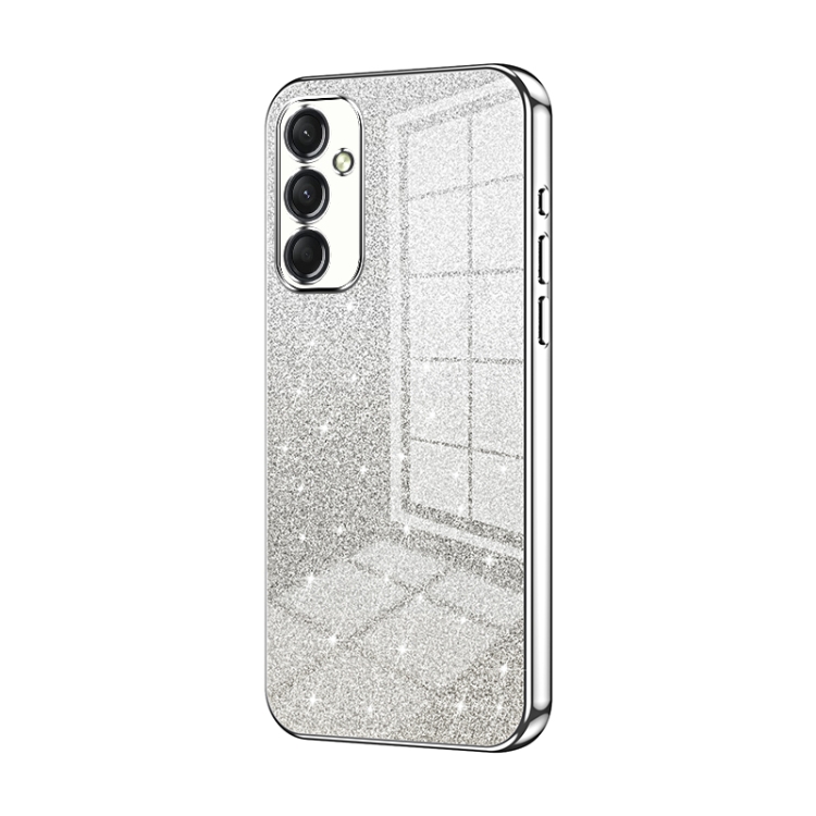 For Samsung Galaxy A24 4G Gradient Glitter Powder Electroplated Phone Case(Silver)
For Samsung Galaxy A24 4G Gradient Glitter Powder Electroplated Phone Case(Silver)