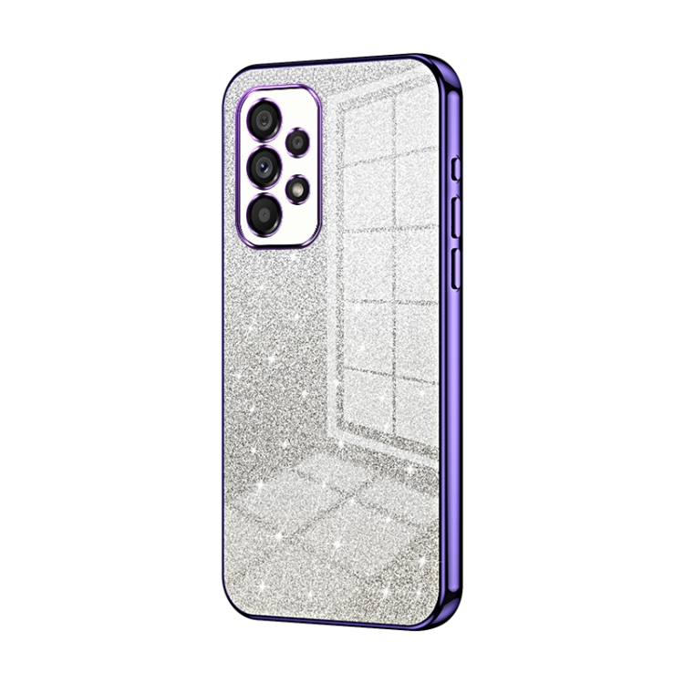 For Samsung Galaxy A53 5G Gradient Glitter Powder Electroplated Phone Case(Purple)
For Samsung Galaxy A53 5G Gradient Glitter Powder Electroplated Phone Case(Purple)