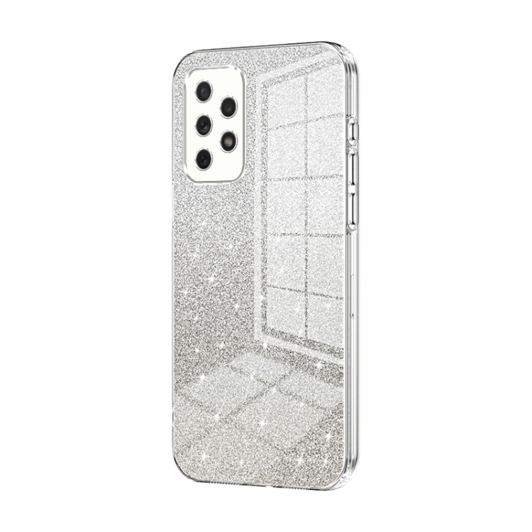 For Samsung Galaxy A72 4G / 5G Gradient Glitter Powder Electroplated Phone Case(Transparent)
For Samsung Galaxy A72 4G / 5G Gradient Glitter Powder Electroplated Phone Case(Transparent)