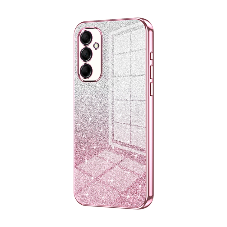 For Samsung Galaxy M14 Gradient Glitter Powder Electroplated Phone Case(Pink)
For Samsung Galaxy M14 Gradient Glitter Powder Electroplated Phone Case(Pink)