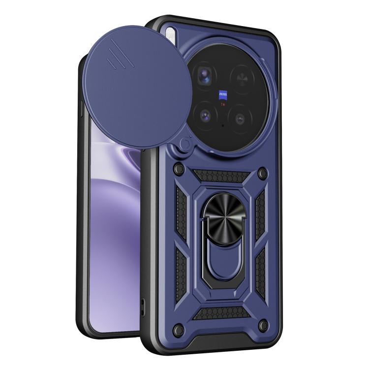 For vivo X300 Pro Sliding Camera Cover Design TPU+PC Phone Case(Blue)
For vivo X300 Pro Sliding Camera Cover Design TPU+PC Phone Case(Blue)