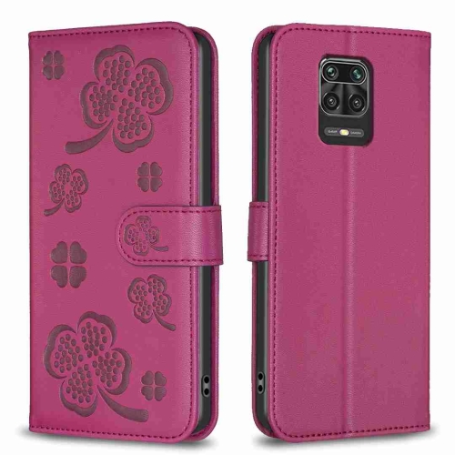 For Xiaomi Redmi Note 9 Pro Max Four-leaf Embossed Leather Phone Case(Rose Red)
For Xiaomi Redmi Note 9 Pro Max Four-leaf Embossed Leather Phone Case(Rose Red)