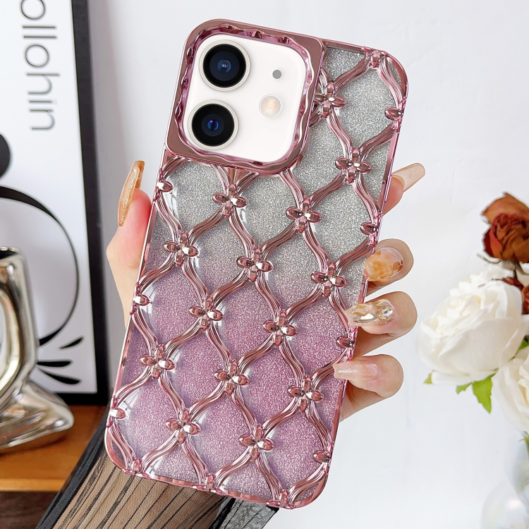 For iPhone 11 Star Flower Electroplated TPU Phone Case with Gradient Glitter Paper(Pink)
For iPhone 11 Star Flower Electroplated TPU Phone Case with Gradient Glitter Paper(Pink)
