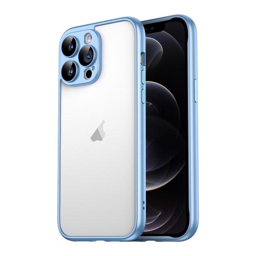For iPhone 12 Pro Macaron PC Phone Pure Border Frame with Lens Glass Film(Blue)
For iPhone 12 Pro Macaron PC Phone Pure Border Frame with Lens Glass Film(Blue)