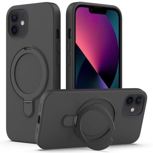 For iPhone 12 MagSafe Magnetic Liquid Silicone Phone Case with Ring Holder(Carbon Black)
For iPhone 12 MagSafe Magnetic Liquid Silicone Phone Case with Ring Holder(Carbon Black)
