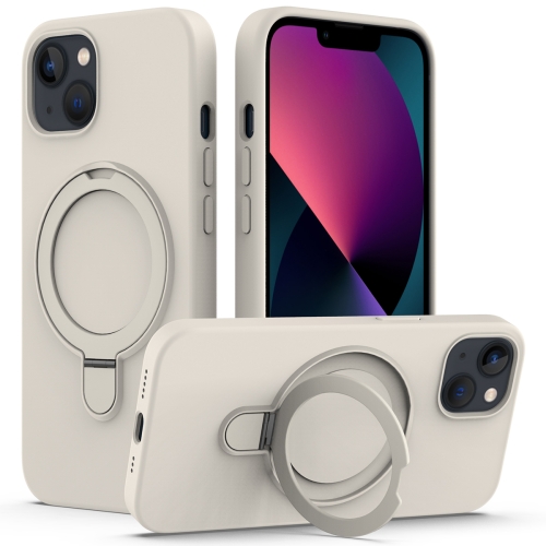 For iPhone 15 MagSafe Magnetic Liquid Silicone Phone Case with Ring Holder(Antique White)
For iPhone 15 MagSafe Magnetic Liquid Silicone Phone Case with Ring Holder(Antique White)