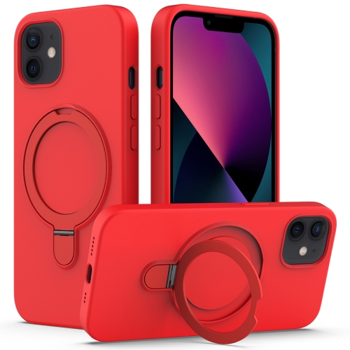 For iPhone 11 Liquid Silicone MagSafe Magnetic Phone Case with Ring Holder(Red)
For iPhone 11 Liquid Silicone MagSafe Magnetic Phone Case with Ring Holder(Red)