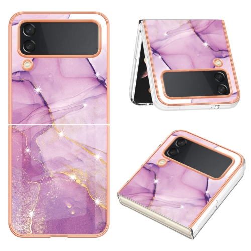 For Samsung Galaxy Z Flip3 5G Electroplating Marble Dual-side IMD Phone Case(Purple 001)
For Samsung Galaxy Z Flip3 5G Electroplating Marble Dual-side IMD Phone Case(Purple 001)