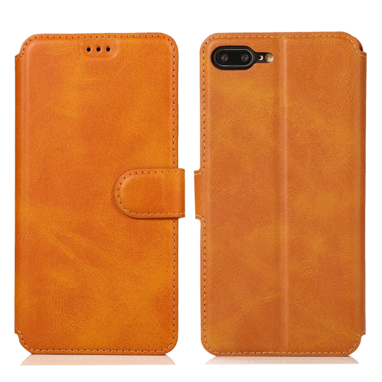 For iPhone 7 Plus / 8 Plus Calf Texture Magnetic Buckle Horizontal Flip Leather Case with Holder & Card Slots & Wallet & Photo Frame(Khaki)
For iPhone 7 Plus / 8 Plus Calf Texture Magnetic Buckle Horizontal Flip Leather Case with Holder & Card Slots & Wallet & Photo Frame(Khaki)