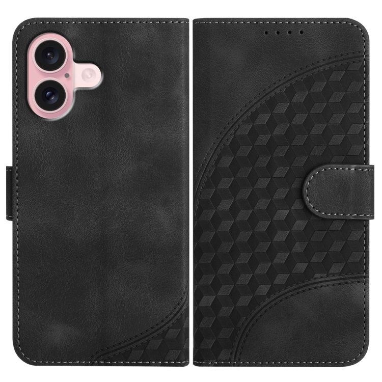 For iPhone 16 YX0060 Elephant Head Embossed Phone Leather Case with Lanyard(Black)
For iPhone 16 YX0060 Elephant Head Embossed Phone Leather Case with Lanyard(Black)