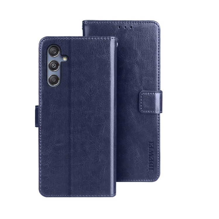 For Samsung Galaxy M34 5G / F34 5G idewei Crazy Horse Texture Leather Phone Case with Holder(Blue)
For Samsung Galaxy M34 5G / F34 5G idewei Crazy Horse Texture Leather Phone Case with Holder(Blue)