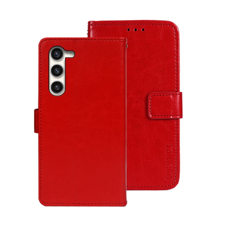 For Samsung Galaxy S24 5G idewei Crazy Horse Texture Leather Phone Case(Red)
For Samsung Galaxy S24 5G idewei Crazy Horse Texture Leather Phone Case(Red)