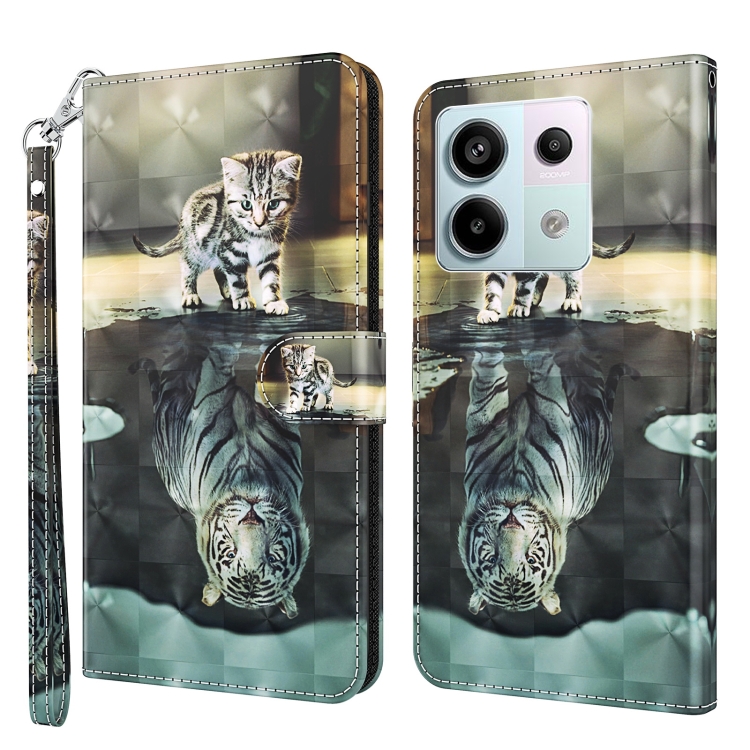 For Xiaomi Redmi Note 13 Pro 5G 3D Painting Pattern Flip Leather Phone Case(Cat Tiger)
For Xiaomi Redmi Note 13 Pro 5G 3D Painting Pattern Flip Leather Phone Case(Cat Tiger)