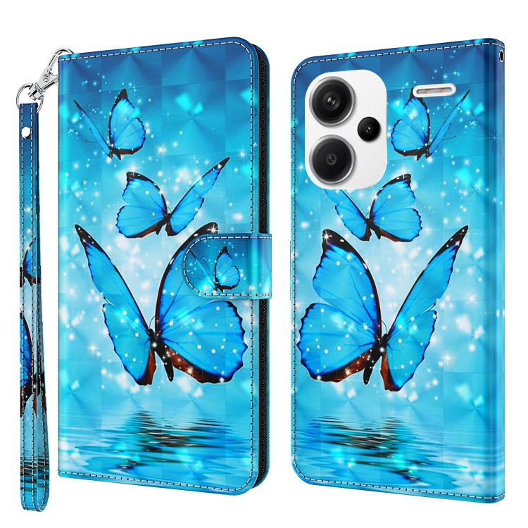 For Xiaomi Redmi Note 13 Pro+ 3D Painting Pattern Flip Leather Phone Case(Three Butterflies)
For Xiaomi Redmi Note 13 Pro+ 3D Painting Pattern Flip Leather Phone Case(Three Butterflies)