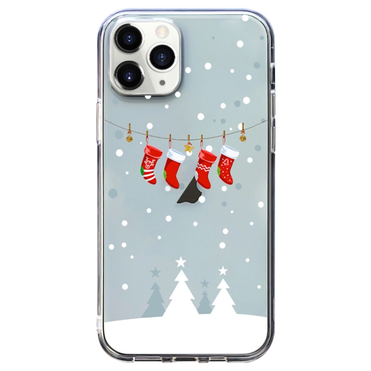 For iPhone 11 Pro Christmas Colored Drawing Pattern High Transparent Soft TPU Phone Case(Christmas Stocking)
For iPhone 11 Pro Christmas Colored Drawing Pattern High Transparent Soft TPU Phone Case(Christmas Stocking)