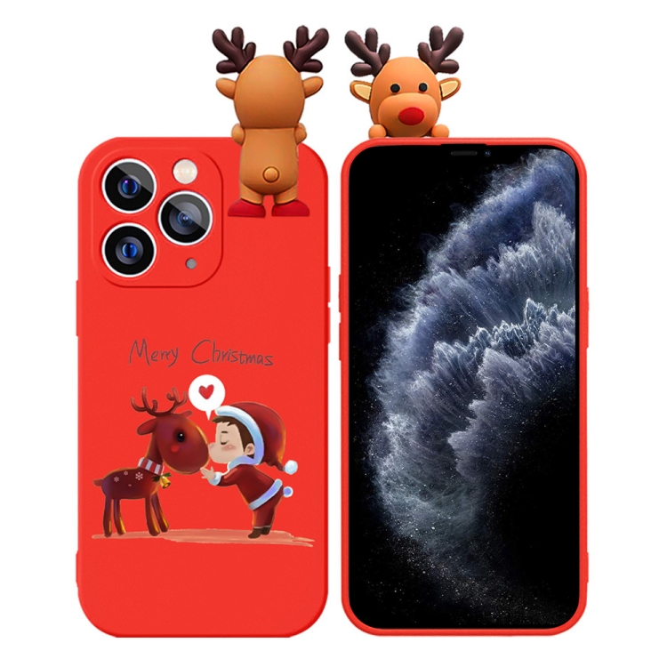 For iPhone 11 Pro Max Colored Drawing Deer Relief Doll Soft TPU Phone Case(Child and Deer)
For iPhone 11 Pro Max Colored Drawing Deer Relief Doll Soft TPU Phone Case(Child and Deer)