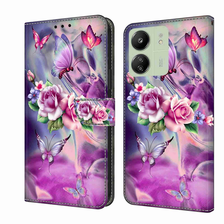 For Xiaomi Redmi 13C Crystal 3D Shockproof Protective Leather Phone Case(Butterfly)
For Xiaomi Redmi 13C Crystal 3D Shockproof Protective Leather Phone Case(Butterfly)