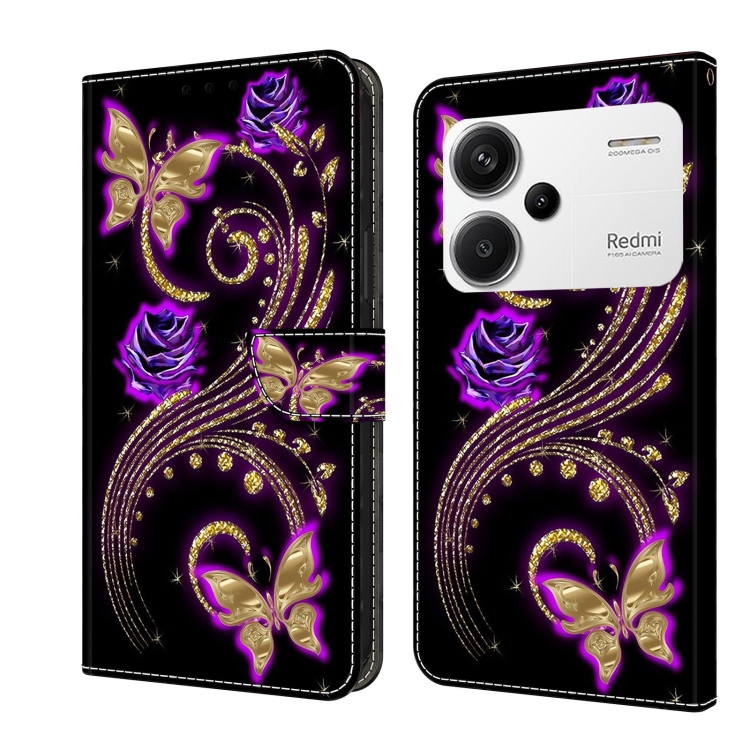 For Xiaomi Redmi K70E Crystal 3D Shockproof Protective Leather Phone Case(Purple Flower Butterfly)
For Xiaomi Redmi K70E Crystal 3D Shockproof Protective Leather Phone Case(Purple Flower Butterfly)